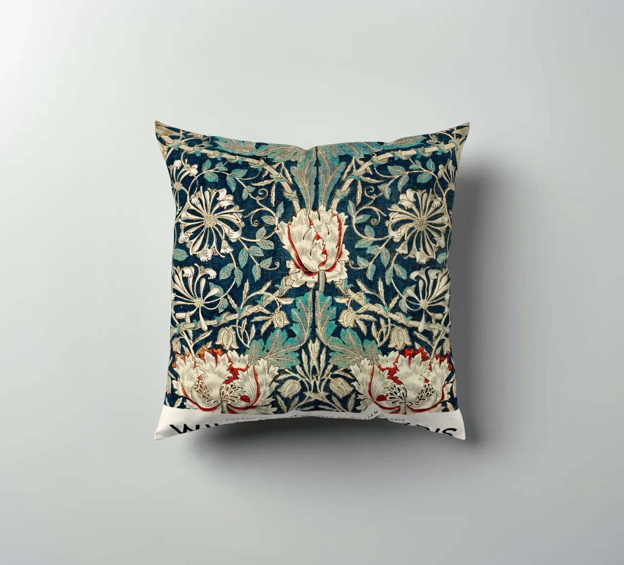 William Morris Caprifoglio botanico cuscino da Jam Poster