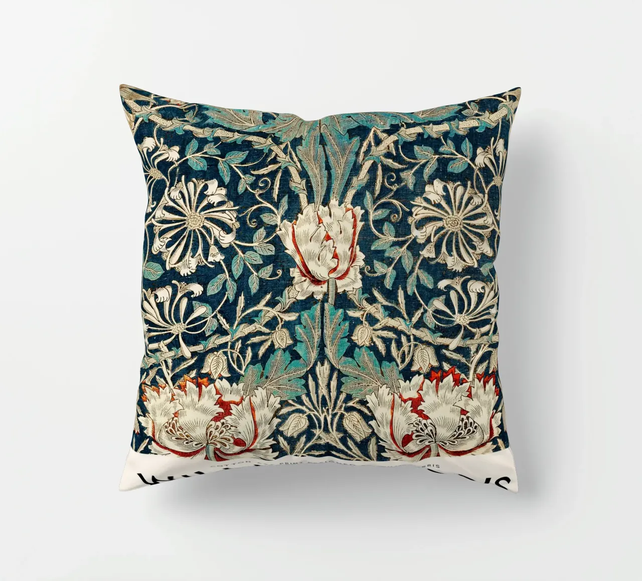 William Morris Caprifoglio botanico cuscino da Jam Poster