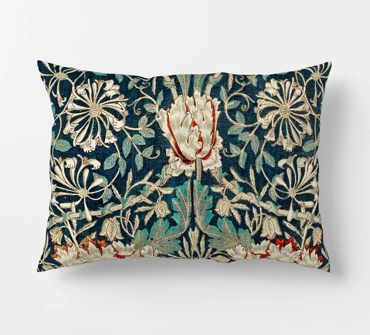 William Morris Caprifoglio botanico cuscino da Jam Poster