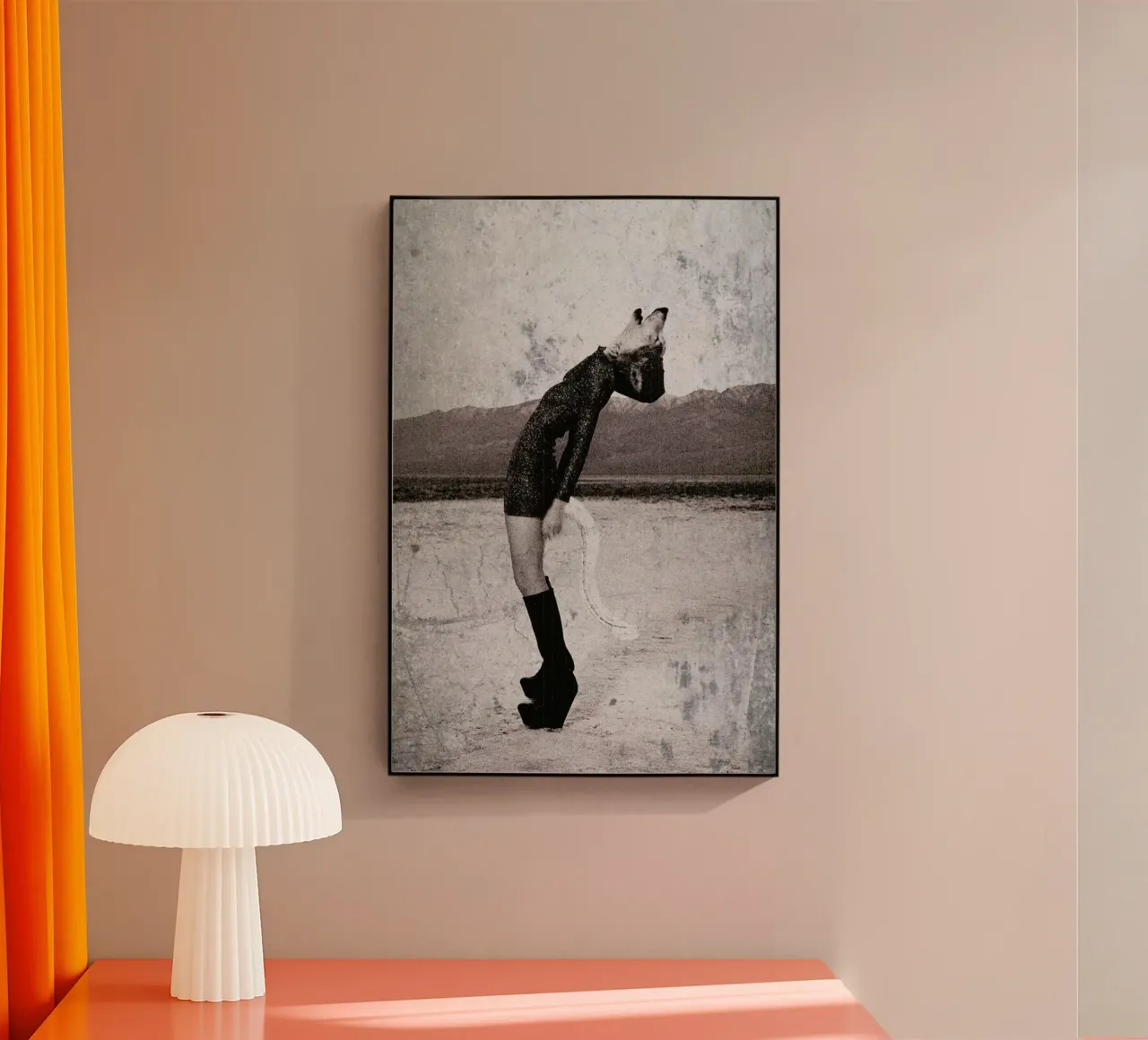 Wolf Girl plexiglass da Taher Mhamdi