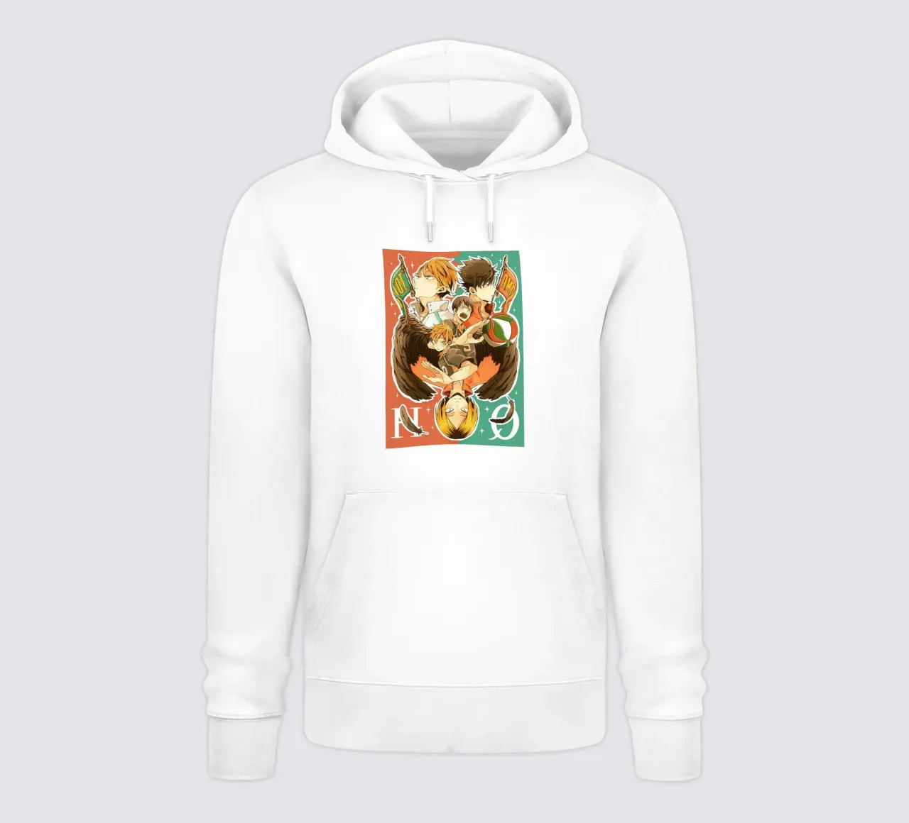 haikyuu felpa con cappuccio da Green