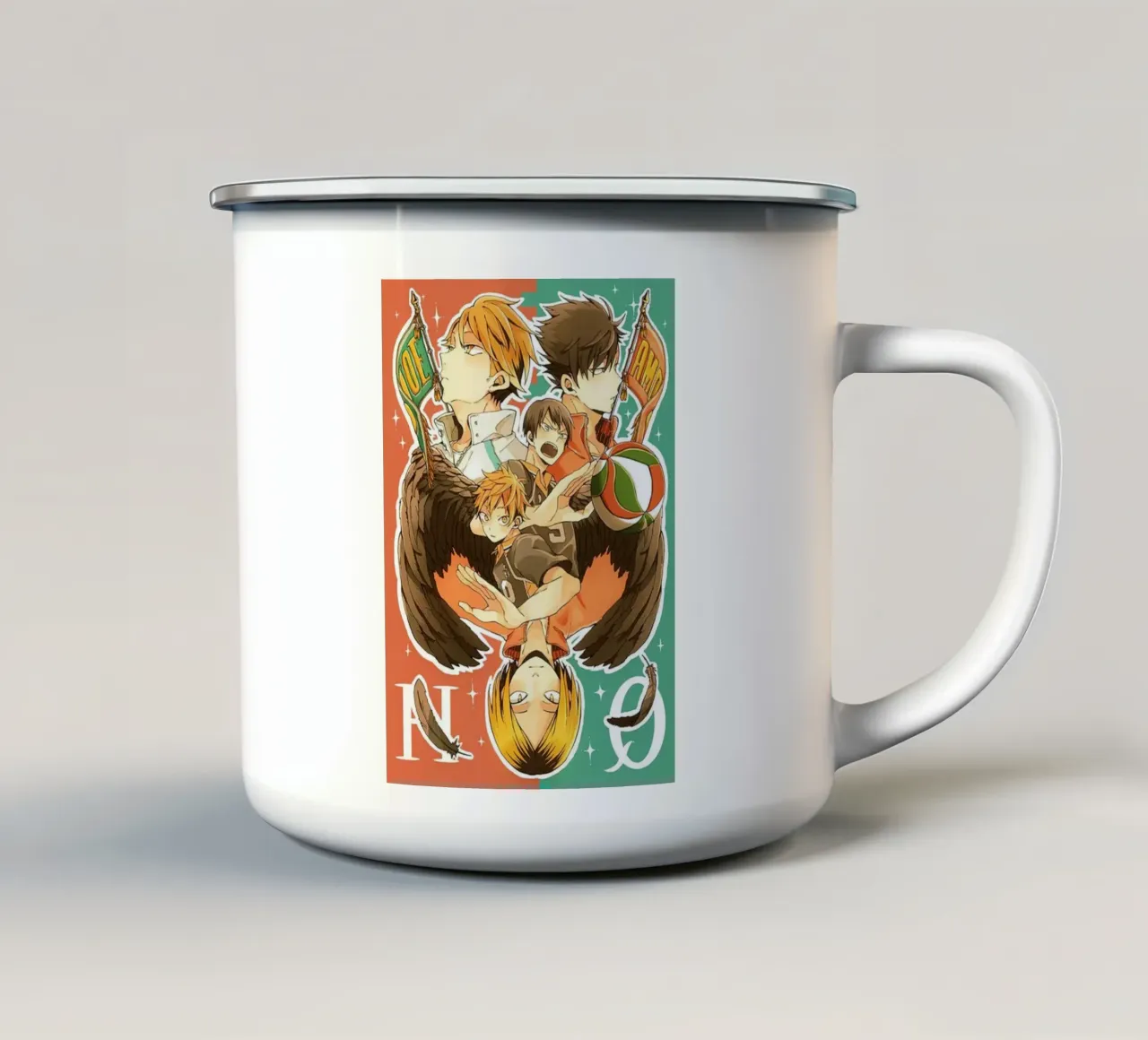 haikyuu tazza in smalto da Green