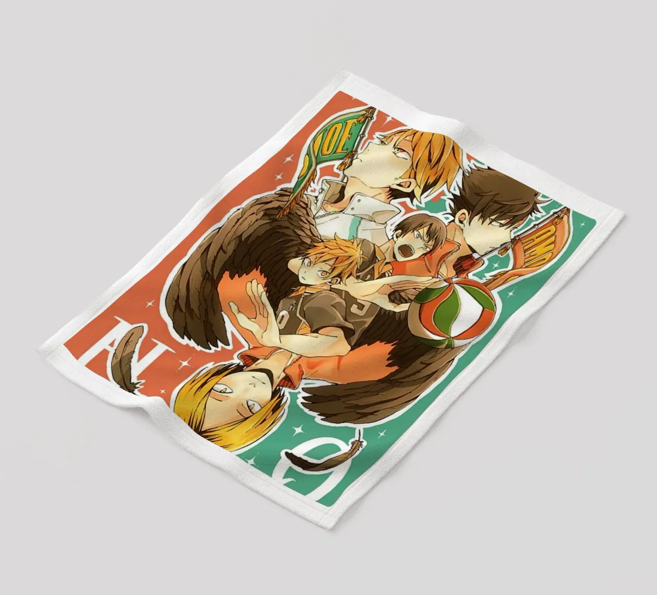 haikyuu coperta in pile da Green