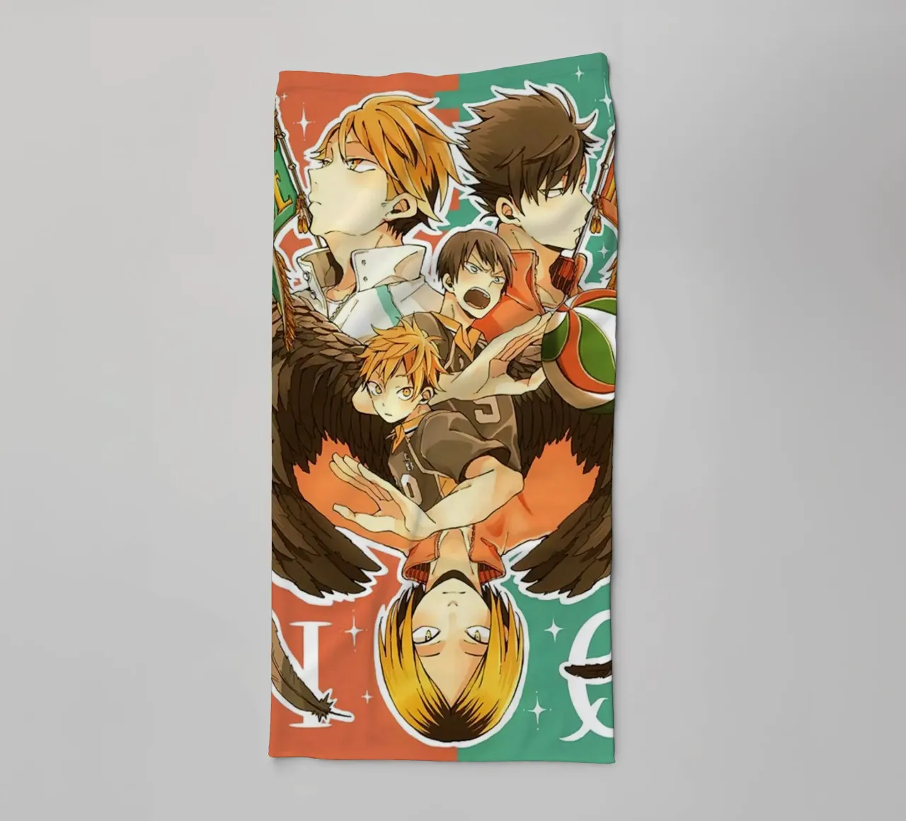 haikyuu asciugamano da bagno da Green