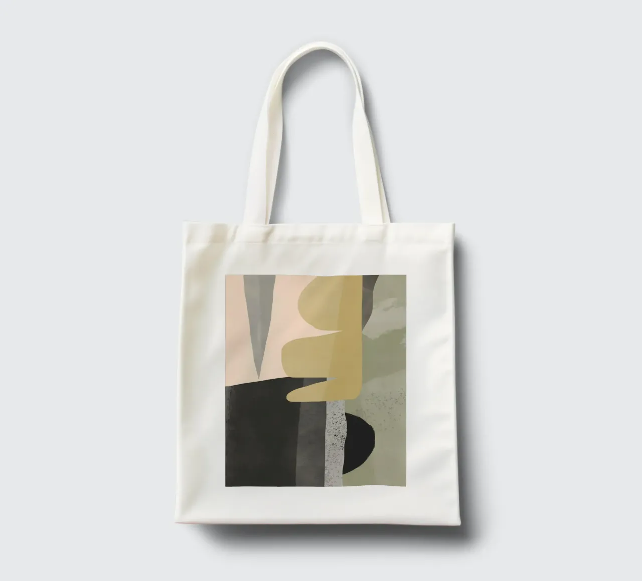 Grande astratto strutturato 05 borsa in juta da Little Dean