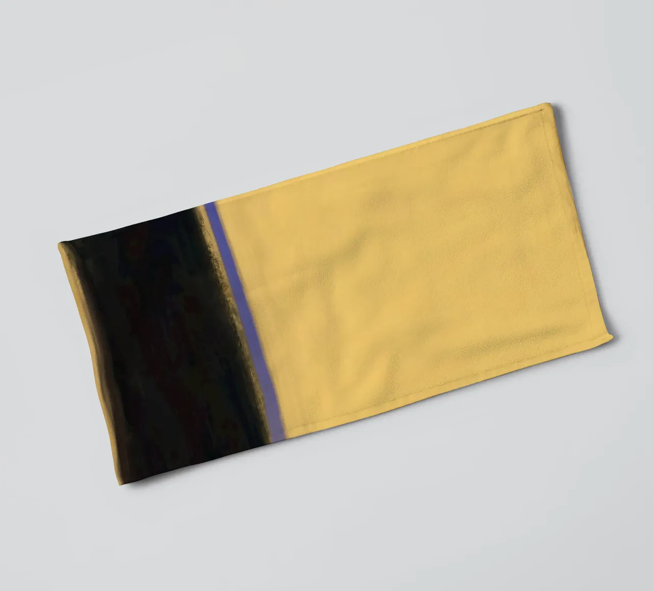 Grand abstrait jaune serviette de bain de Little Dean
