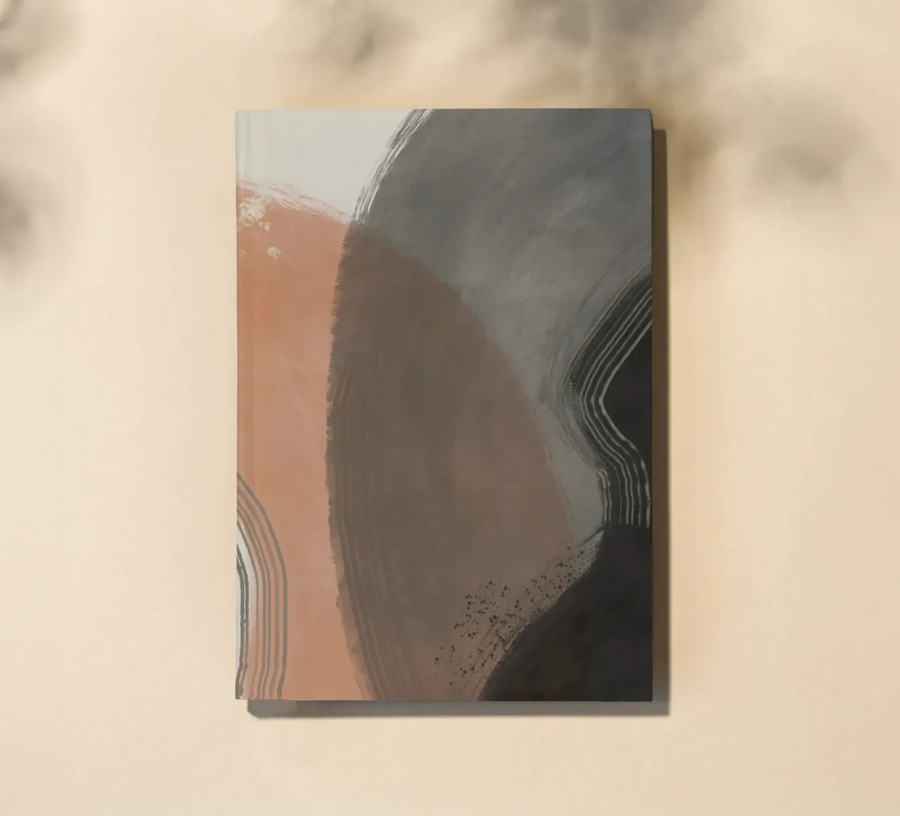 Large abstract overlay notebook by Little Dean