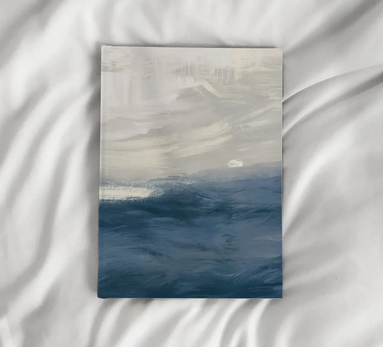 Ocean abstract notebook by Little Dean