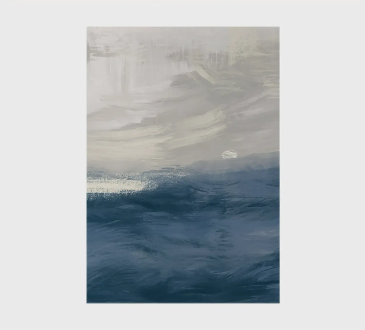Ocean abstract notebook by Little Dean