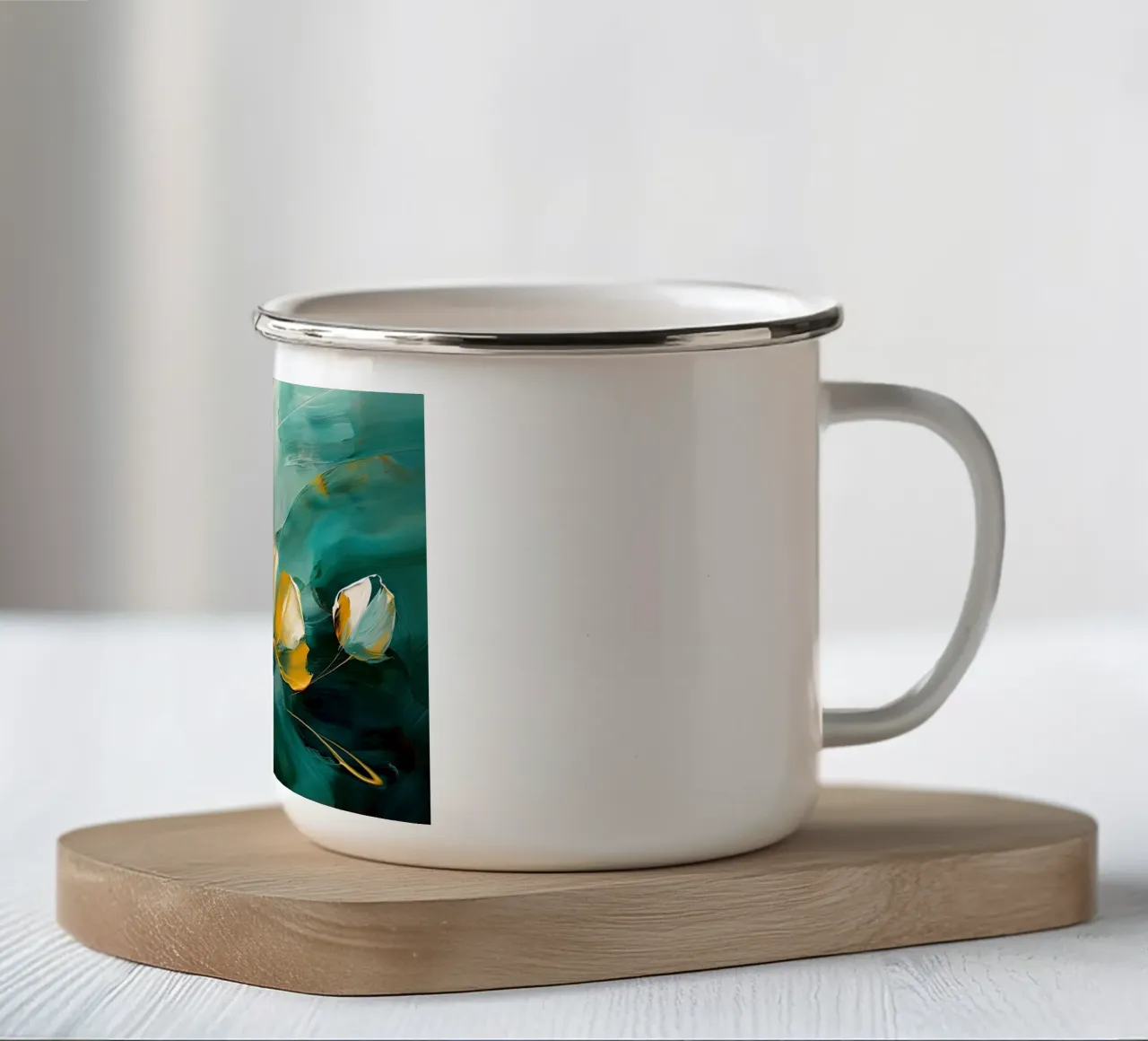 Arte da parete di Imagine tazza in smalto da Imagine
