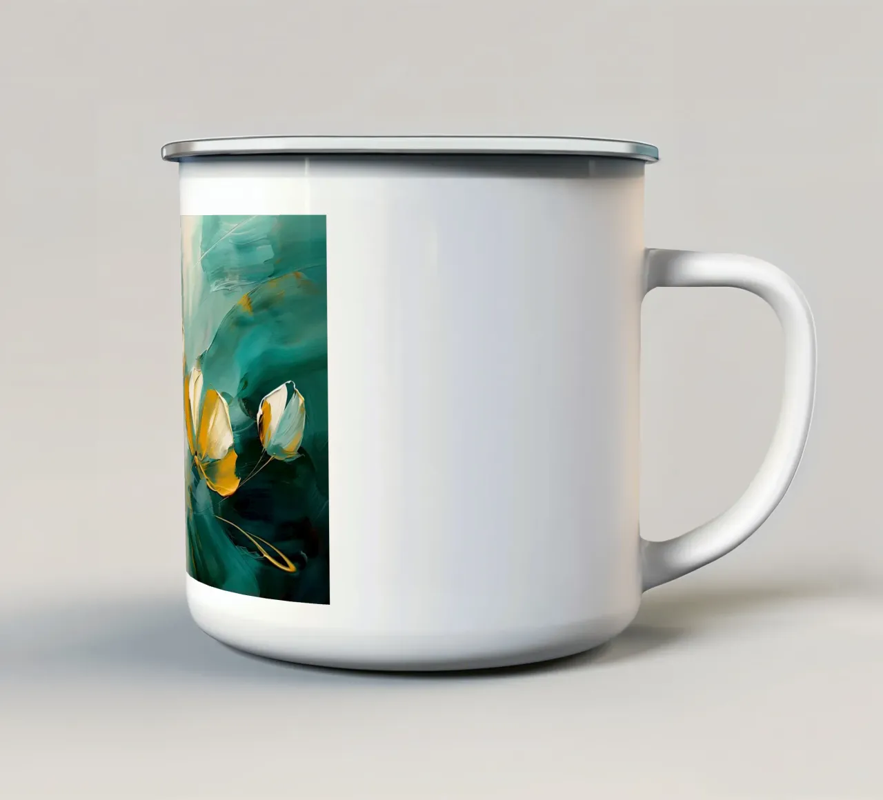 Arte da parete di Imagine tazza in smalto da Imagine
