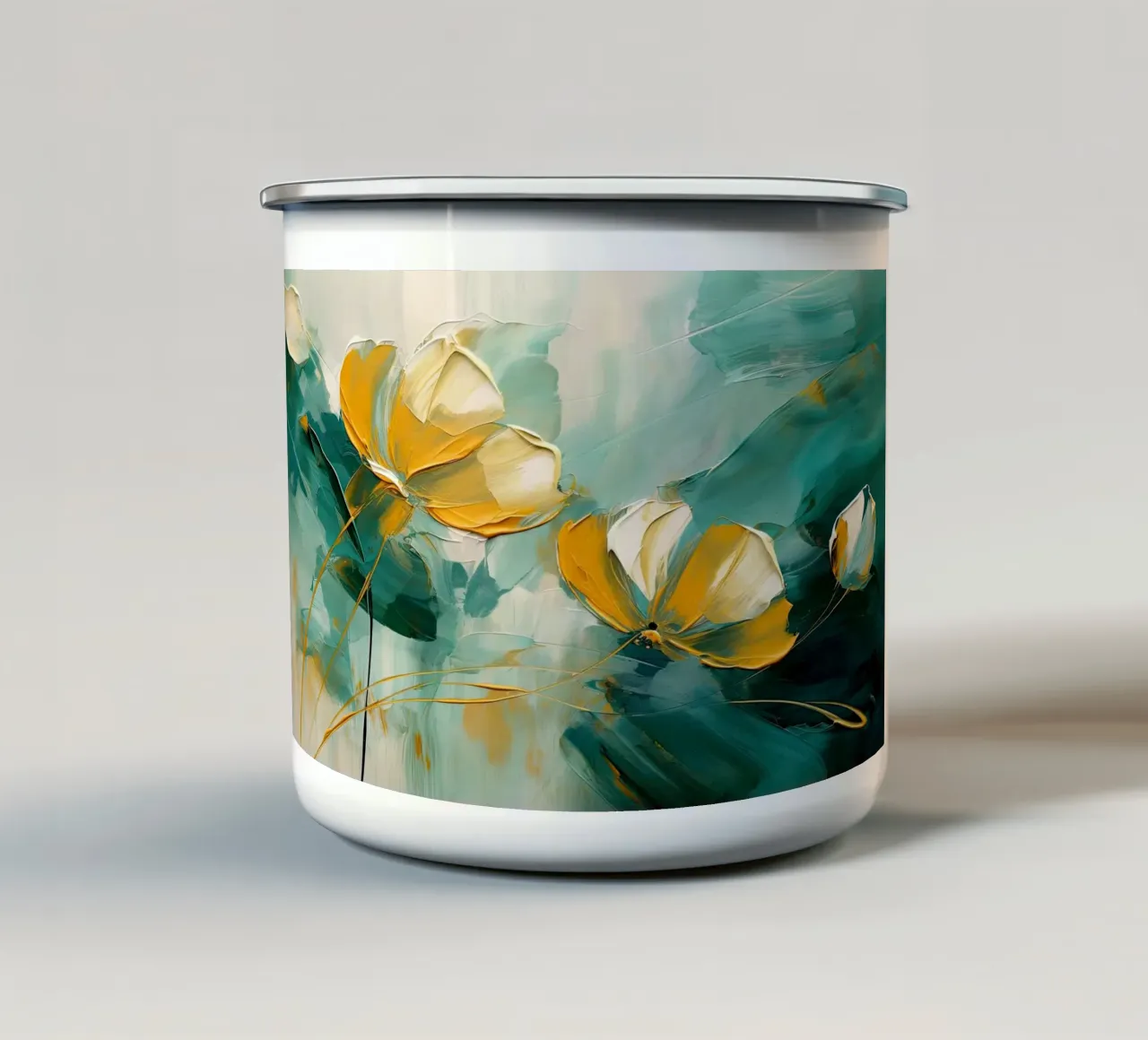 Arte da parete di Imagine tazza in smalto da Imagine