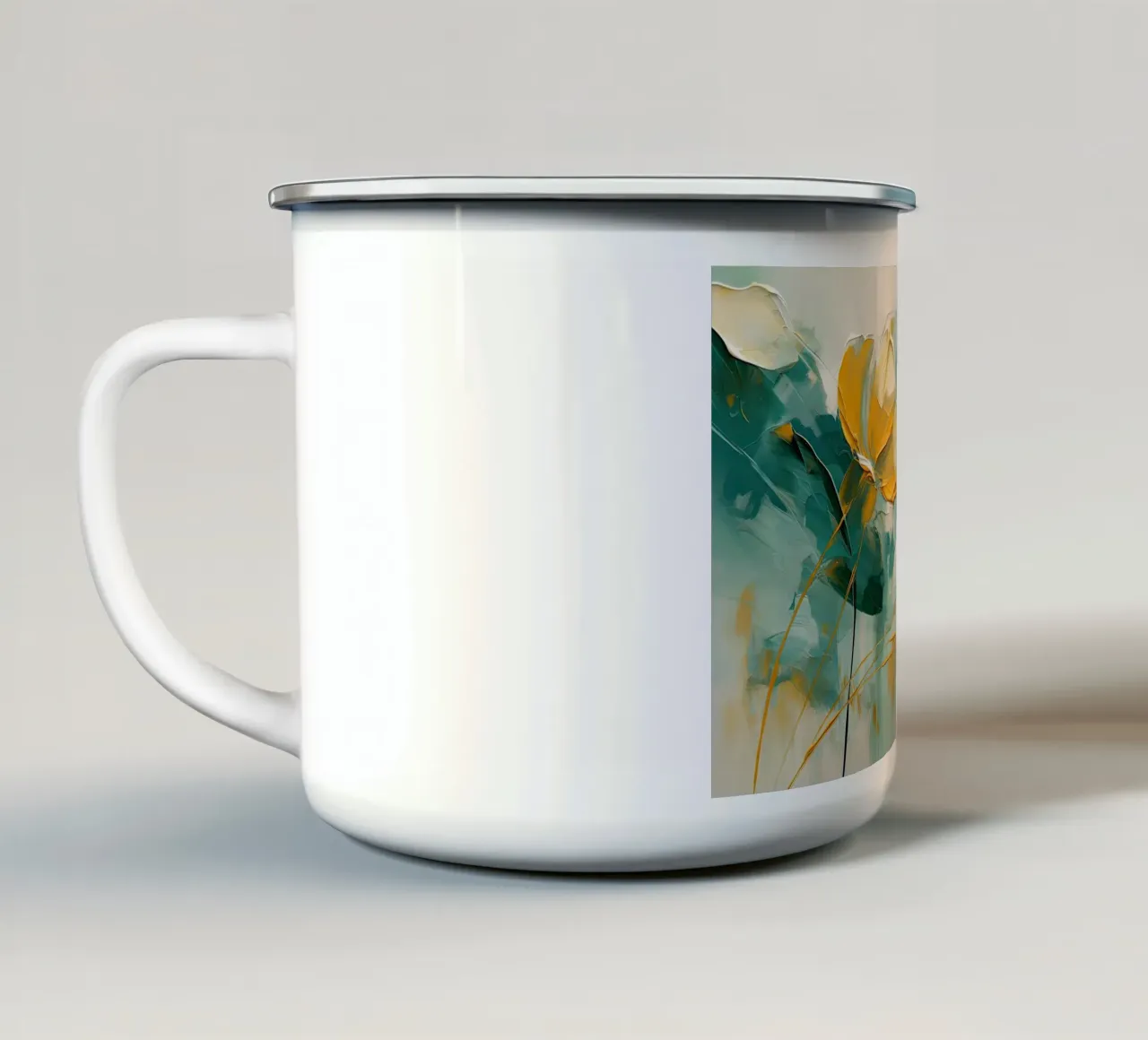 Arte da parete di Imagine tazza in smalto da Imagine