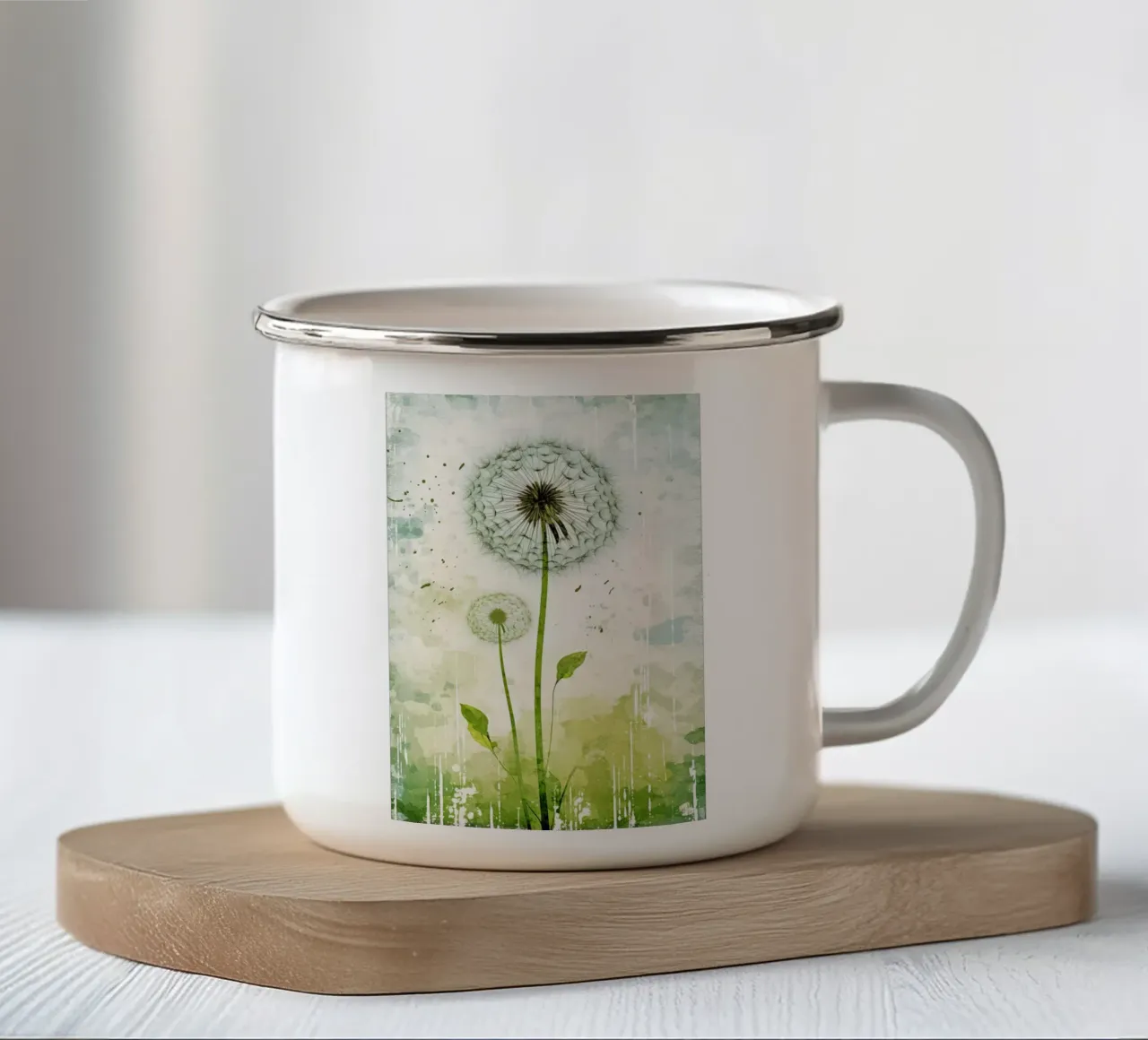 Wandkunst von Imagine Emaille Tasse von Imagine