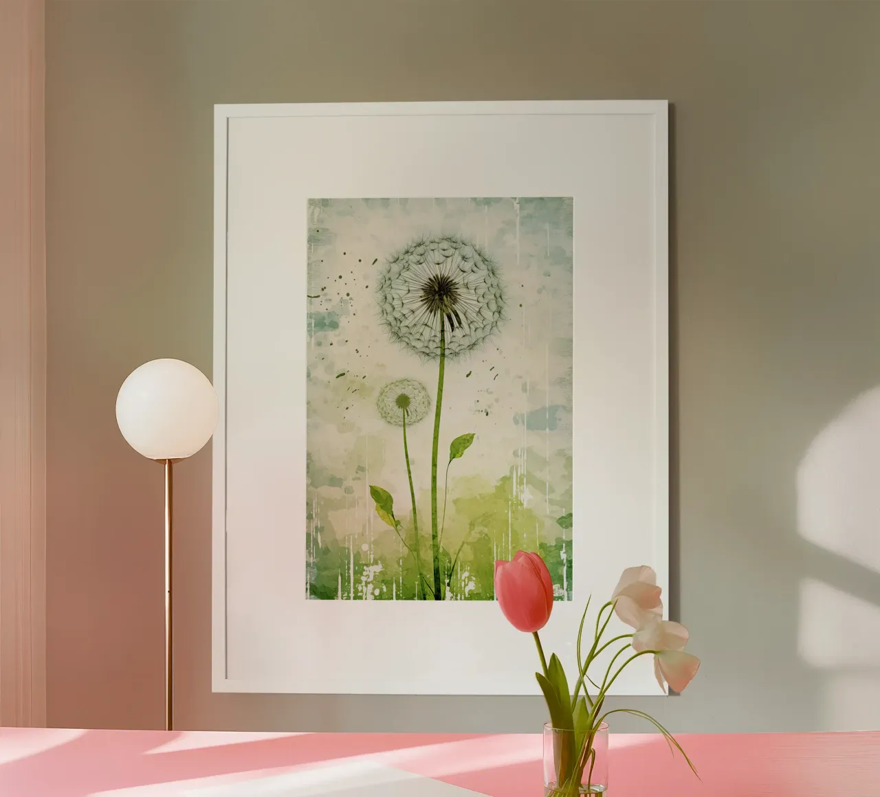Arte da parete di Imagine poster con telaio in plastica da Imagine