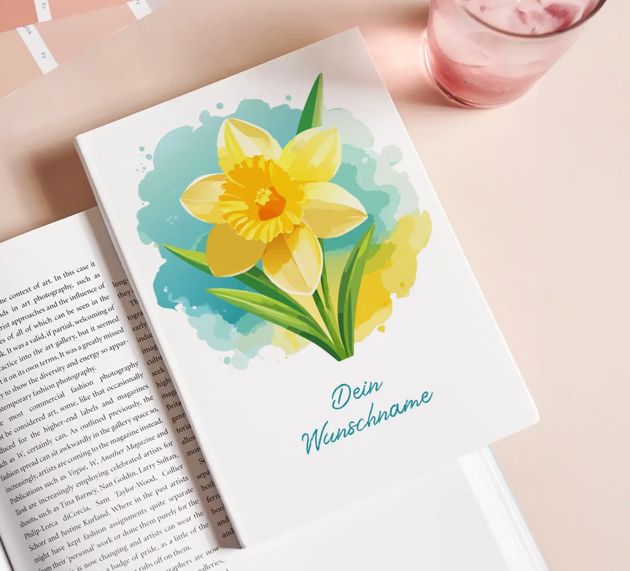 Narciso con un nome - fiore di nascita di marzo pieno di freschezza diario da Geburtsblume