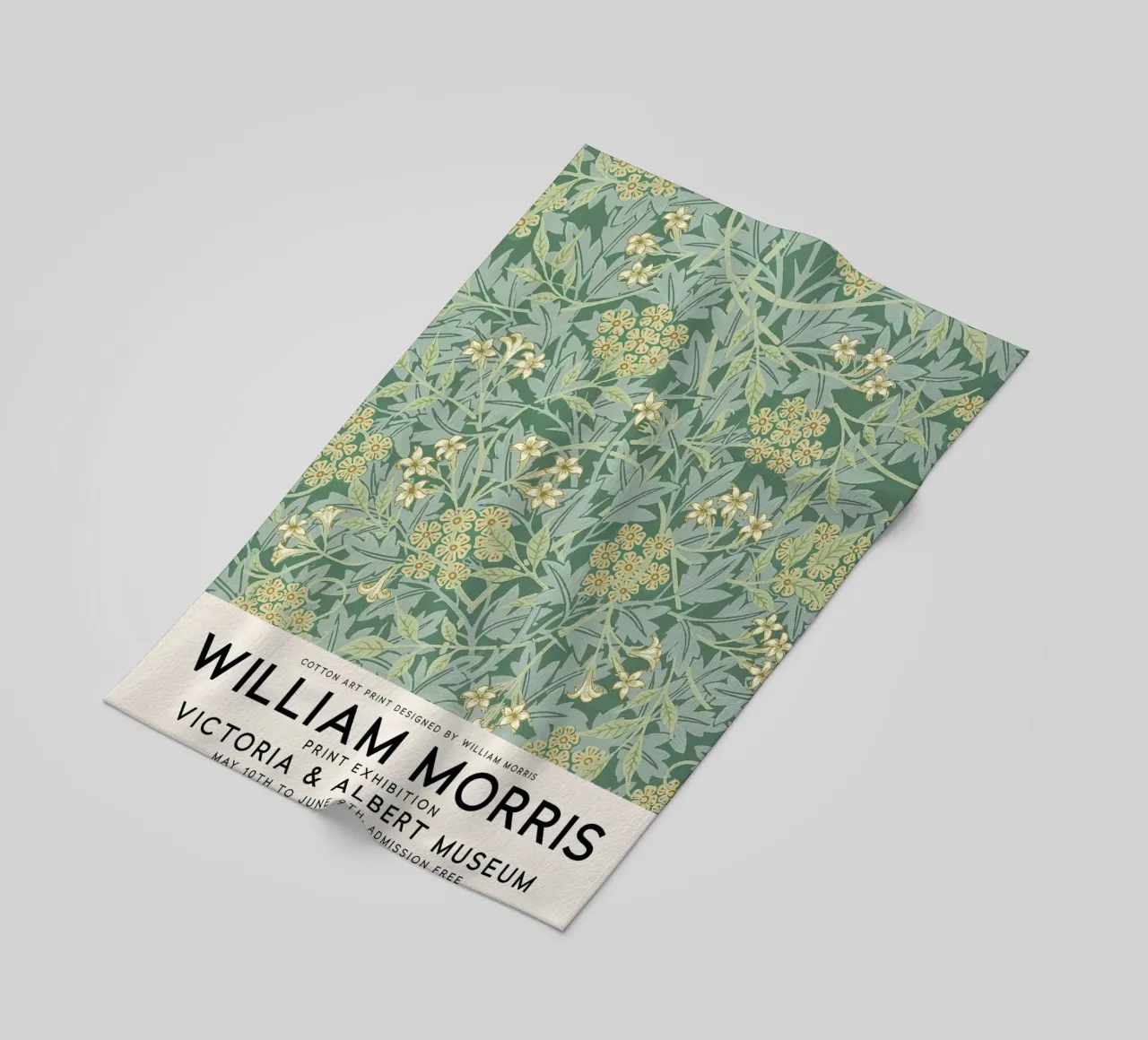 William Morris Gelsomino Modello Botanico telo mare da Jam Poster