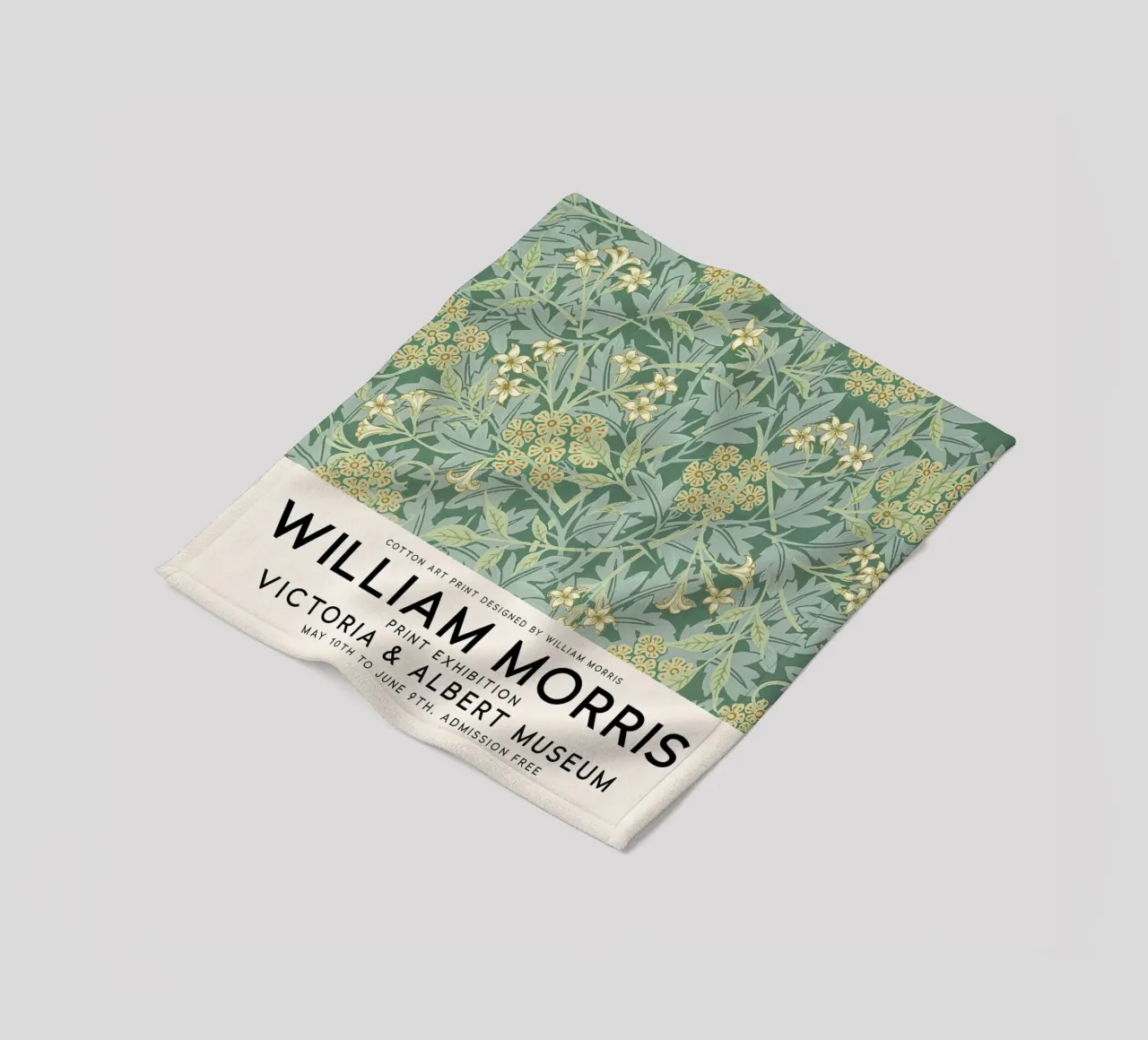 William Morris Gelsomino Modello Botanico coperta in pile da Jam Poster