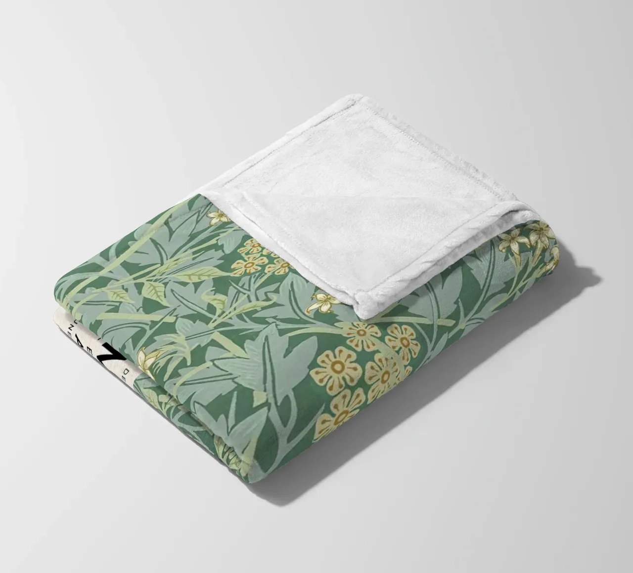 William Morris Gelsomino Modello Botanico coperta in pile da Jam Poster