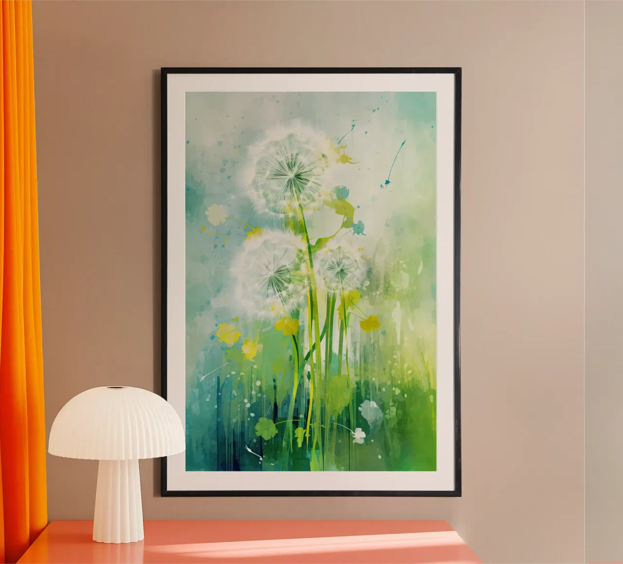 Arte da parete di Imagine poster con telaio in plastica da Imagine