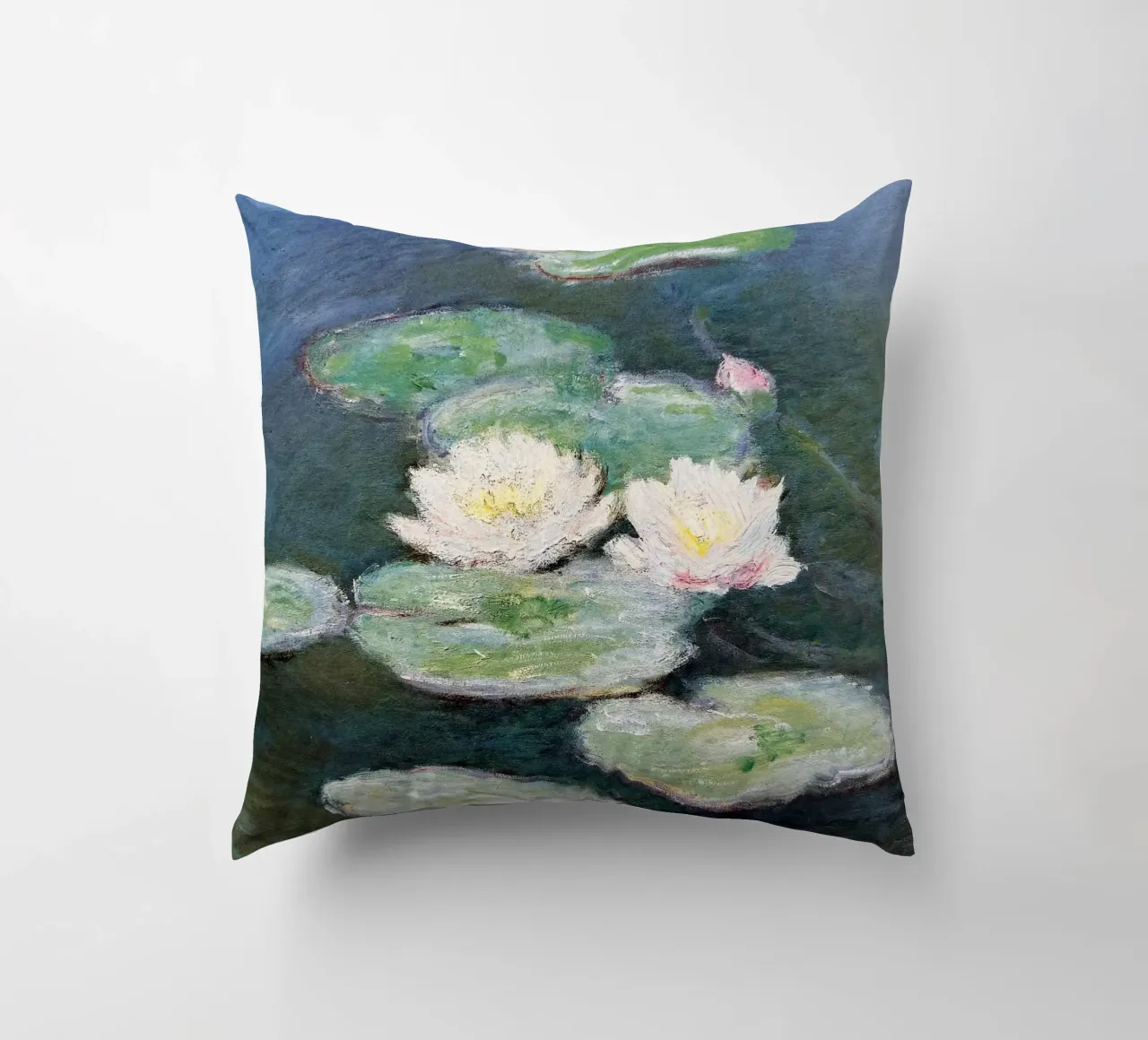 fiori di loto nello stagno cuscino da SMG Store