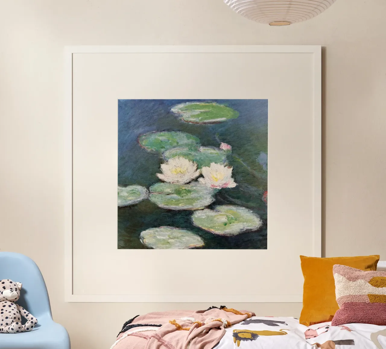 lotusbloemen in de vijver poster van SMG Store