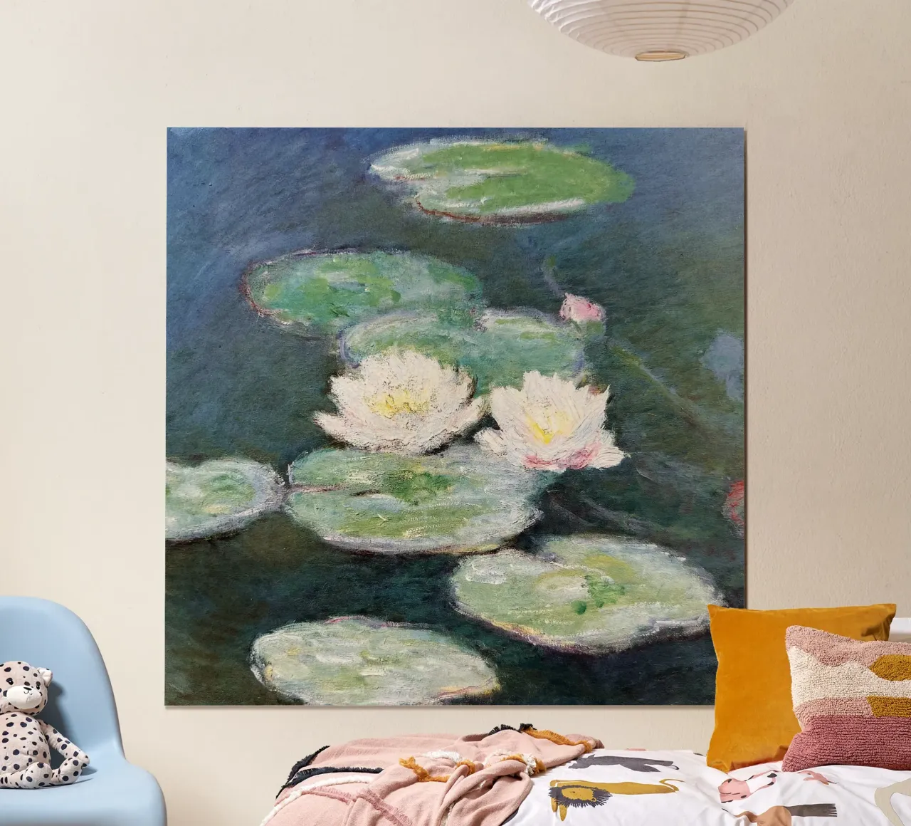 lotusbloemen in de vijver poster van SMG Store