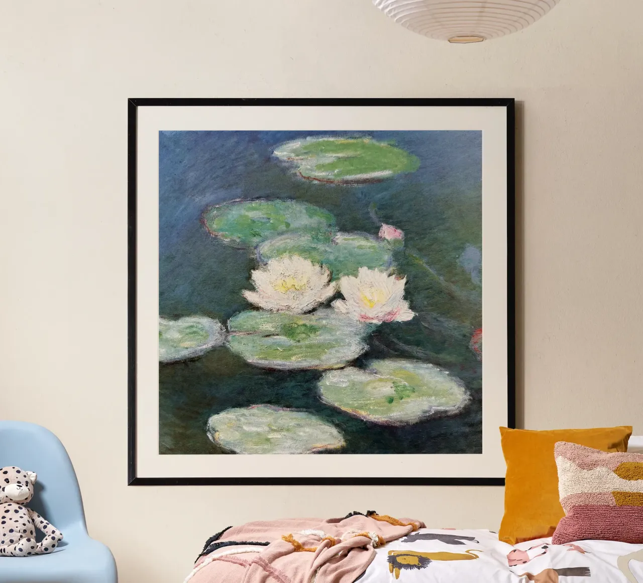 lotusbloemen in de vijver poster van SMG Store