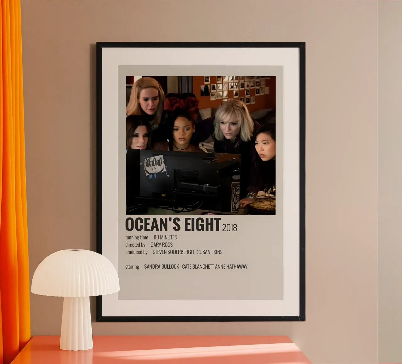 OCEAN'S EIGHT 2018 carta hahnemühle da MVFminimalist