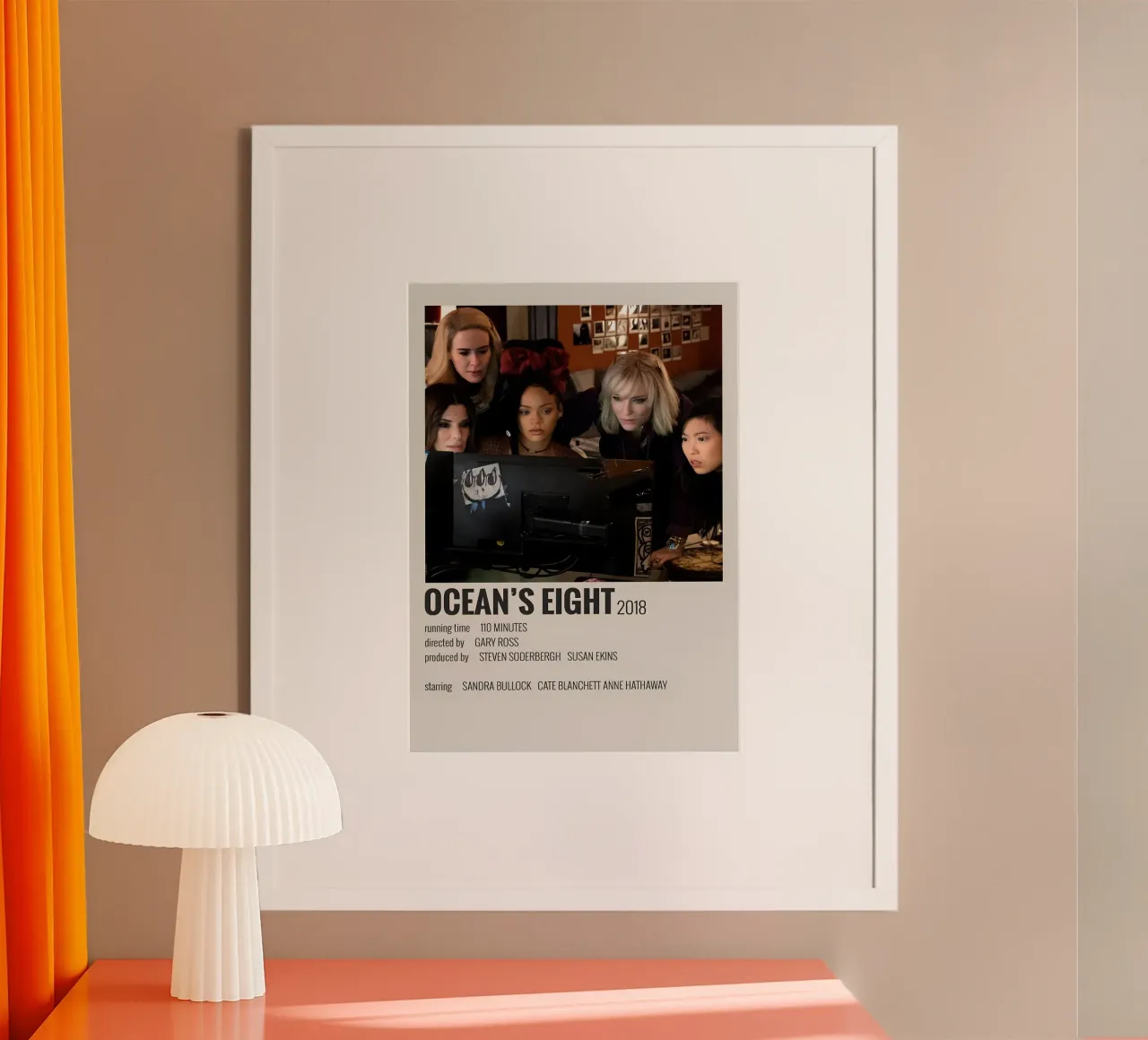 OCEAN'S EIGHT 2018 carta hahnemühle da MVFminimalist