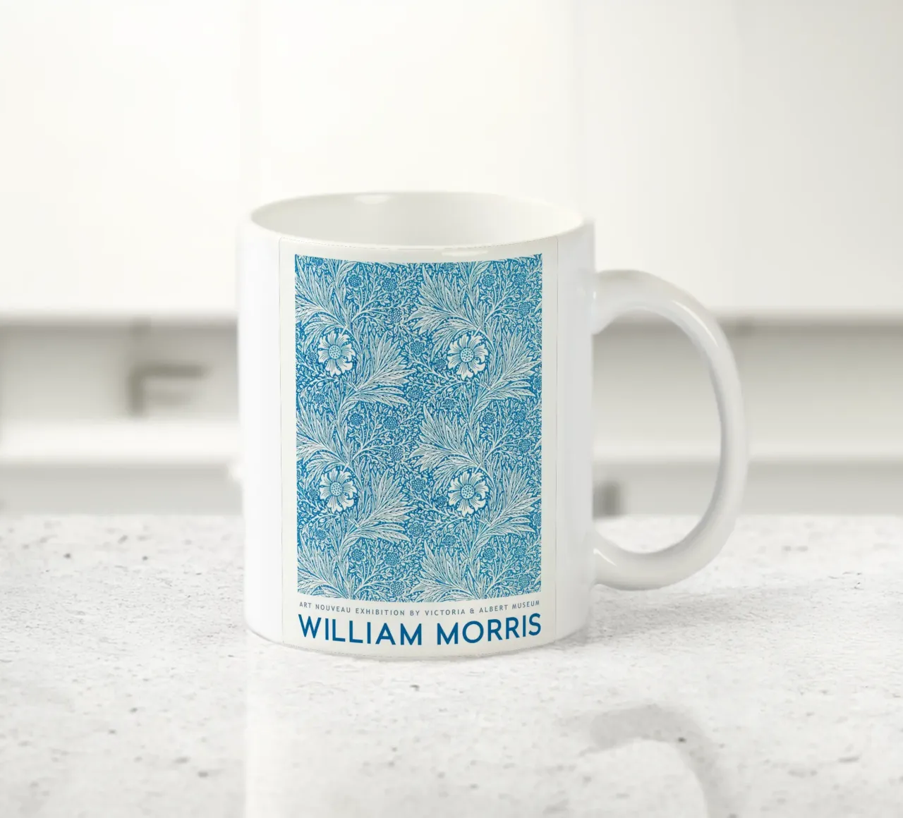 William Morris Calendula 1875 tazza in ceramica da Jam Poster
