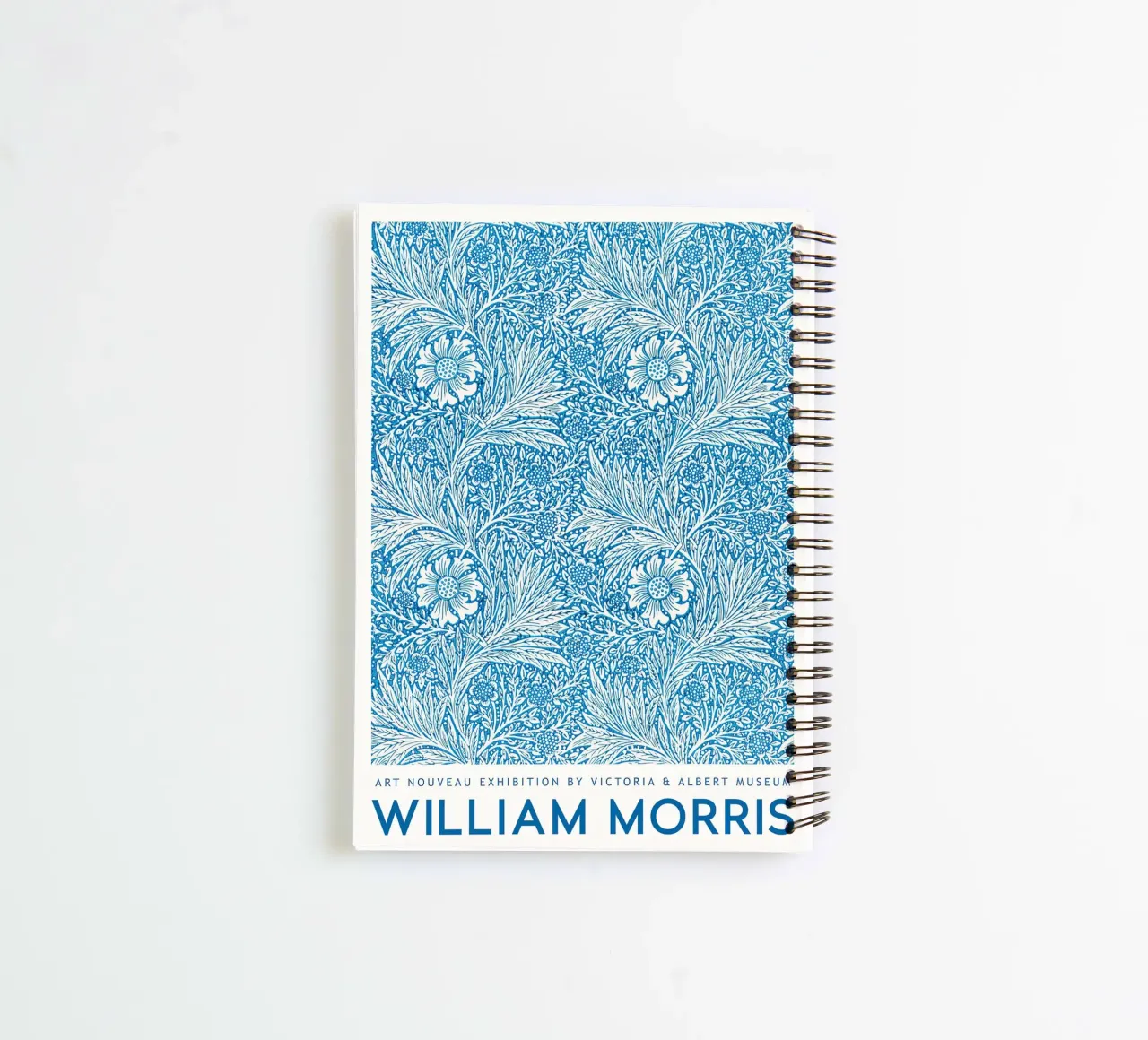 William Morris Marigold 1875 spiral notebook by Jam Poster
