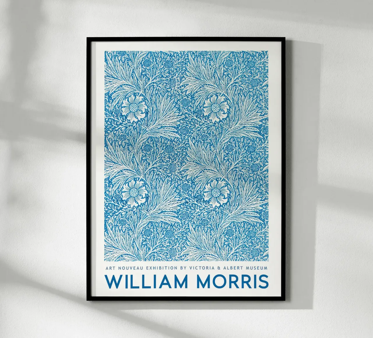 William Morris Calendula 1875 poster con telaio in plastica da Jam Poster
