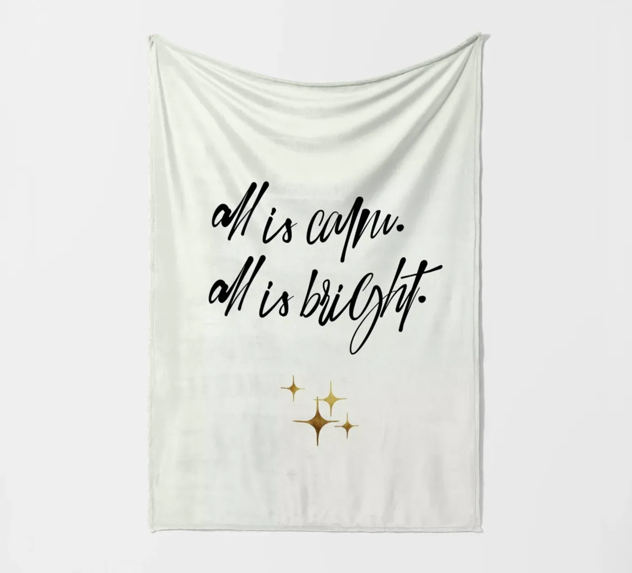 All Is Bright coperta in pile da Kubistika