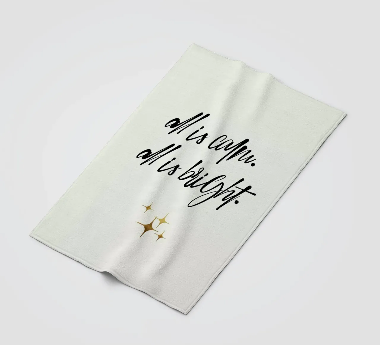 All Is Bright coperta in pile da Kubistika