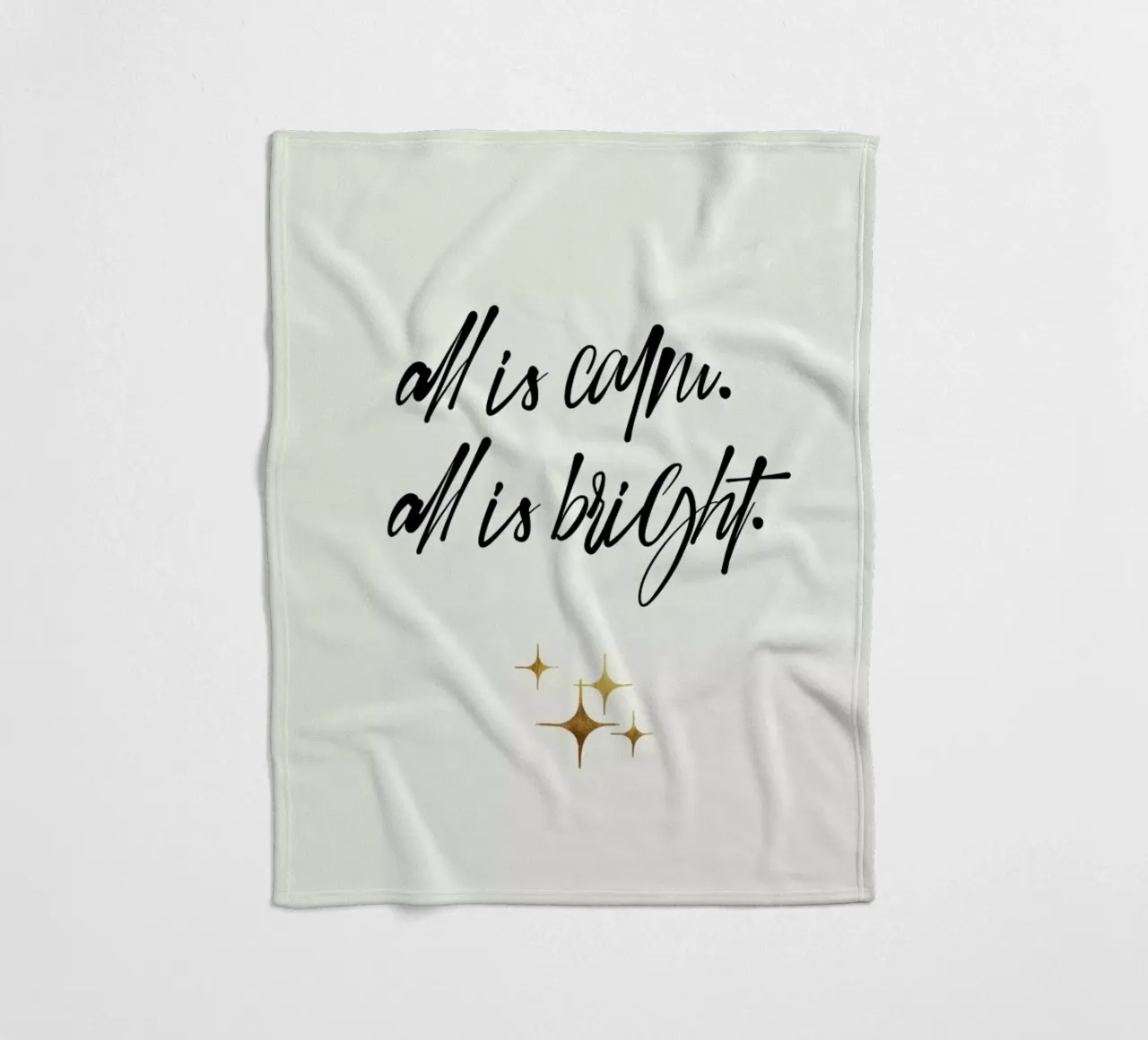 All Is Bright coperta in pile da Kubistika