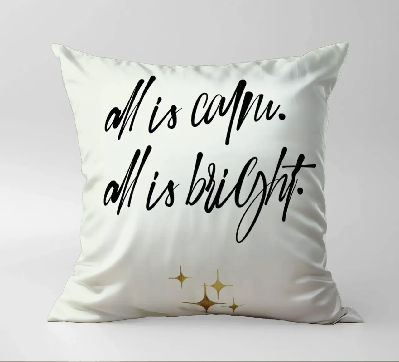 All Is Bright cuscino da Kubistika