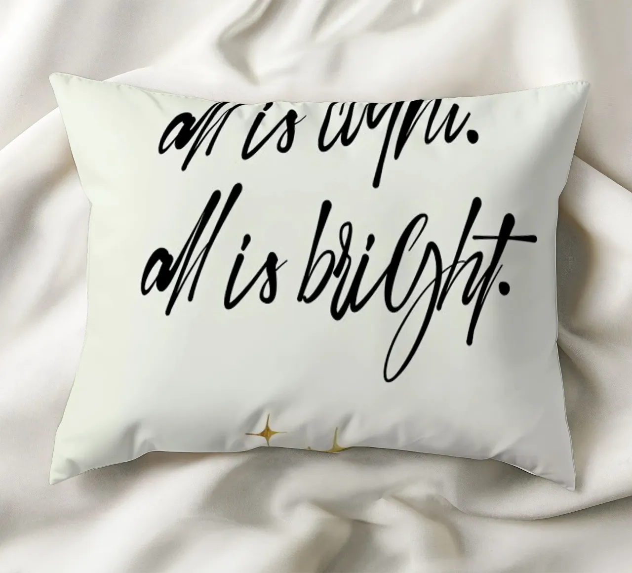 All Is Bright cuscino da Kubistika