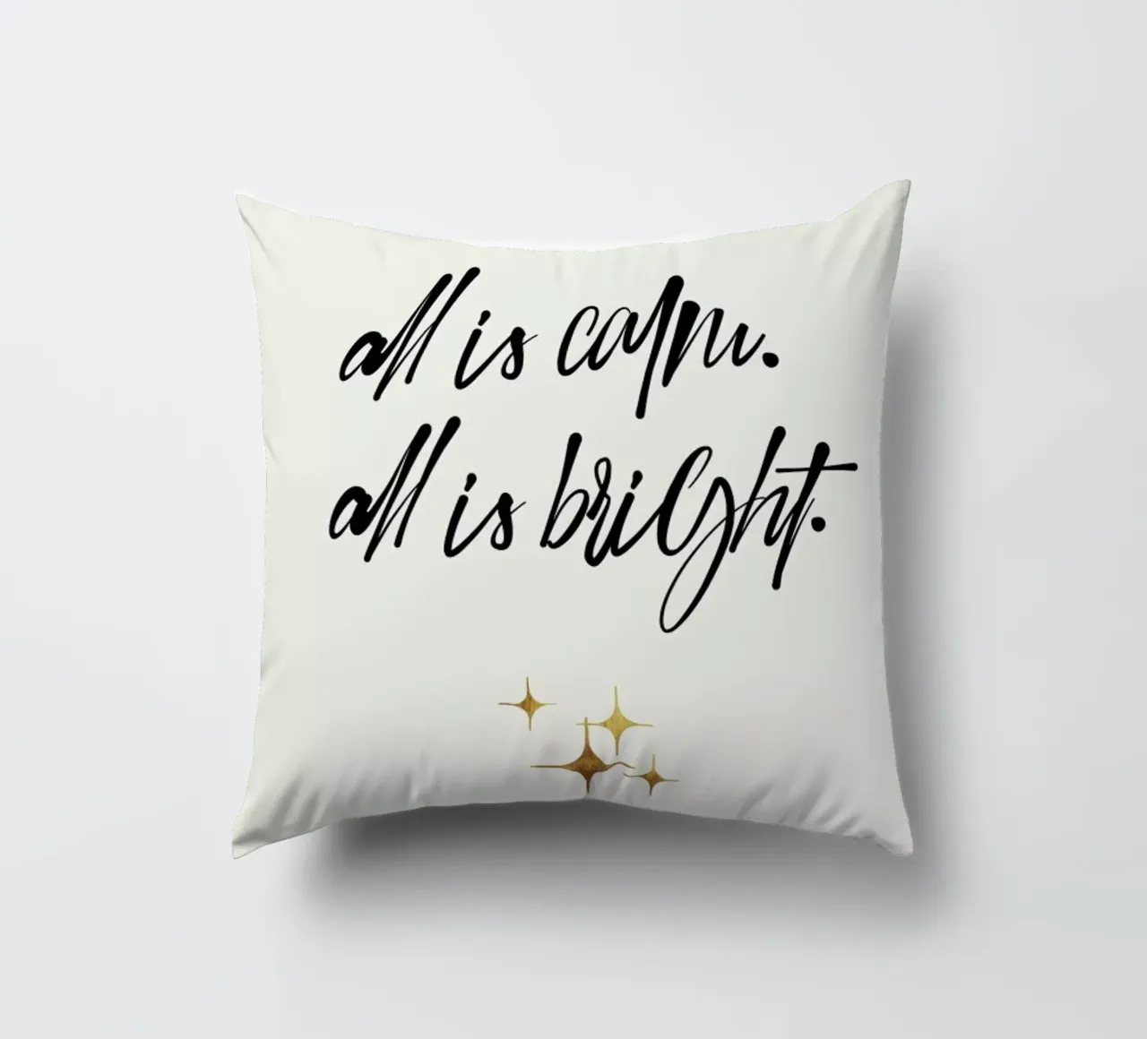 All Is Bright cuscino da Kubistika