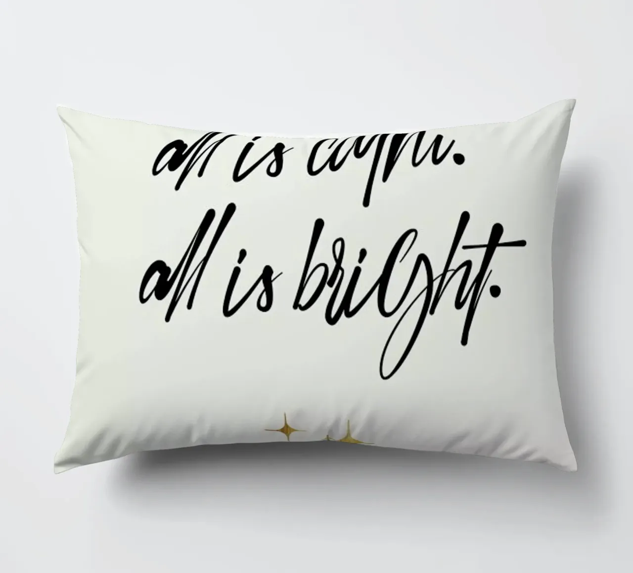 All Is Bright cuscino da Kubistika