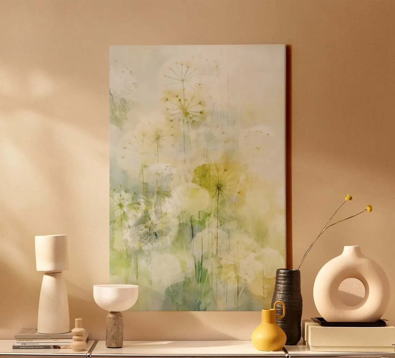 Muurkunst van Imagine canvas met Baklijst van Imagine