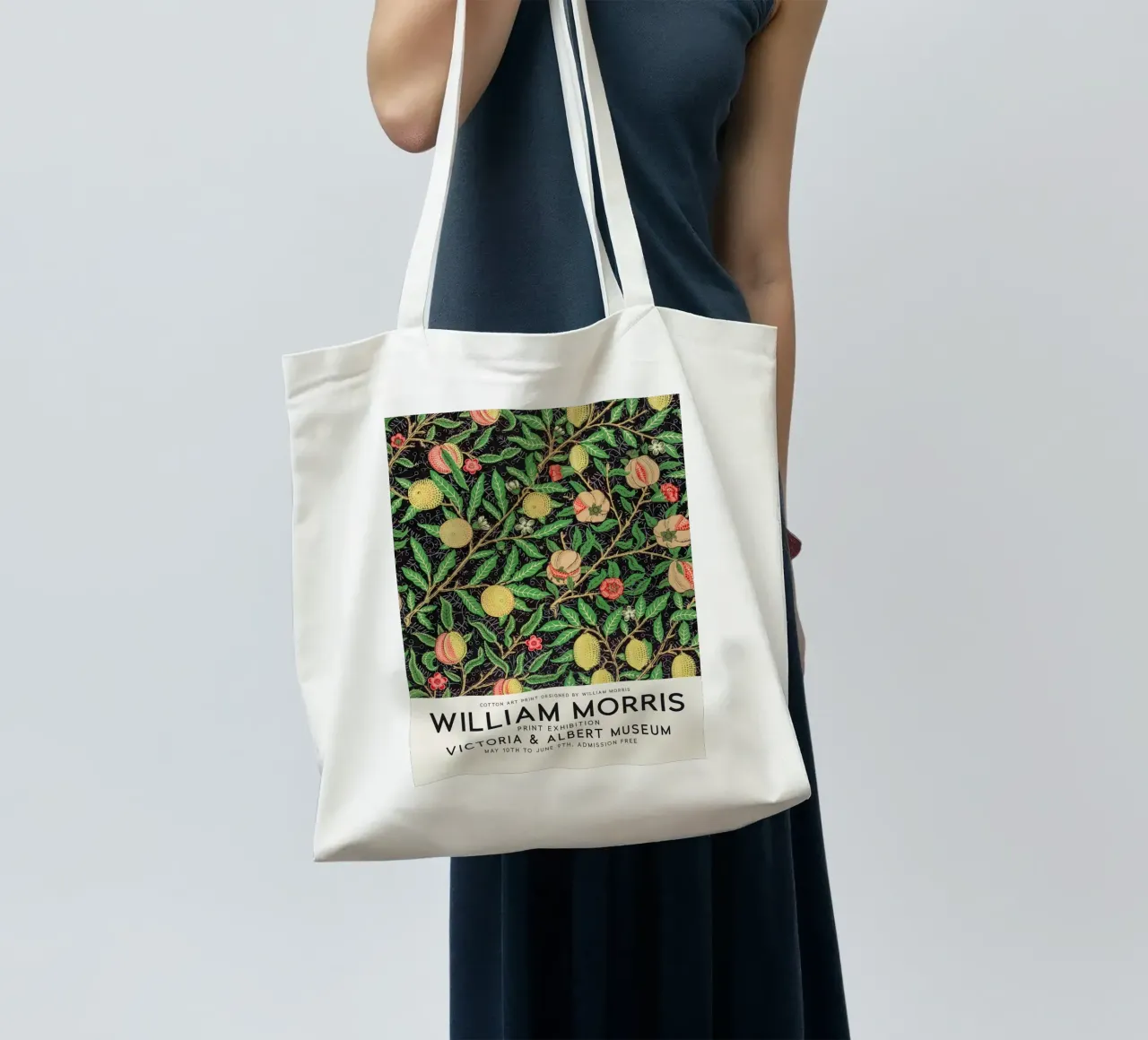 William Morris Tropical Fruits Jutebeutel von Jam Poster