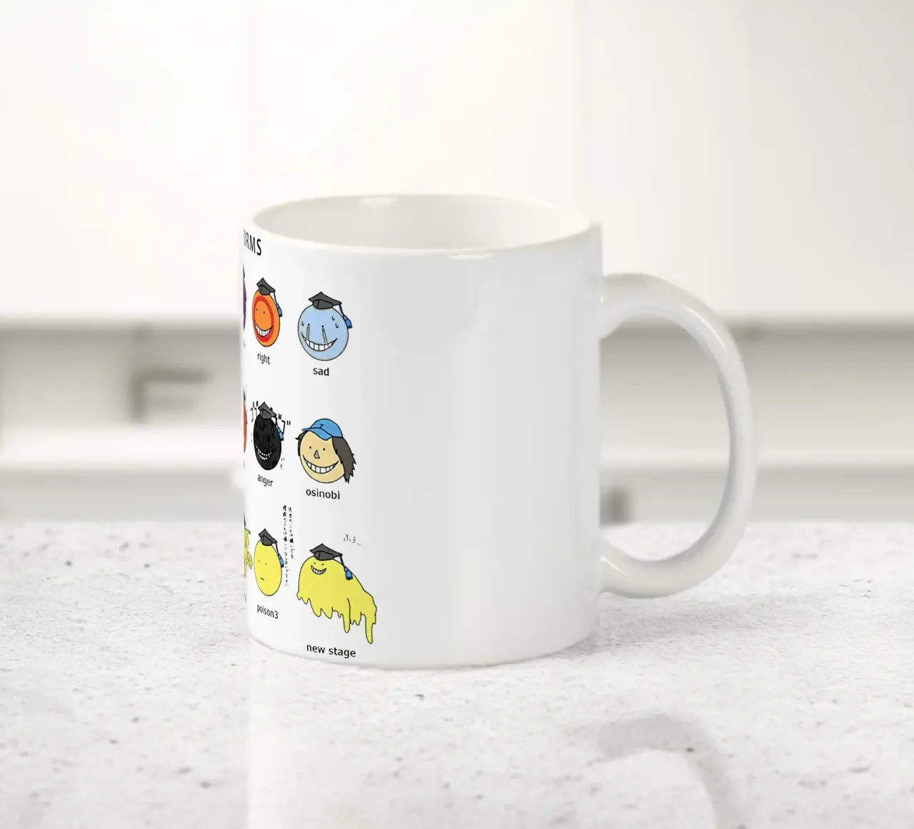 koro forma l'umore mater tazza in ceramica da Green