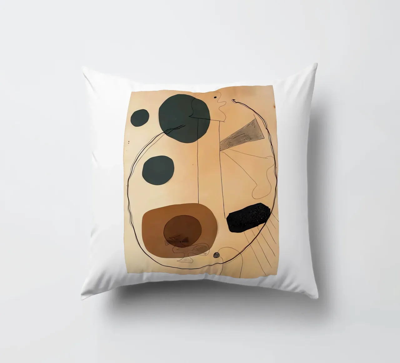 Collage decorative cushion by Narciso