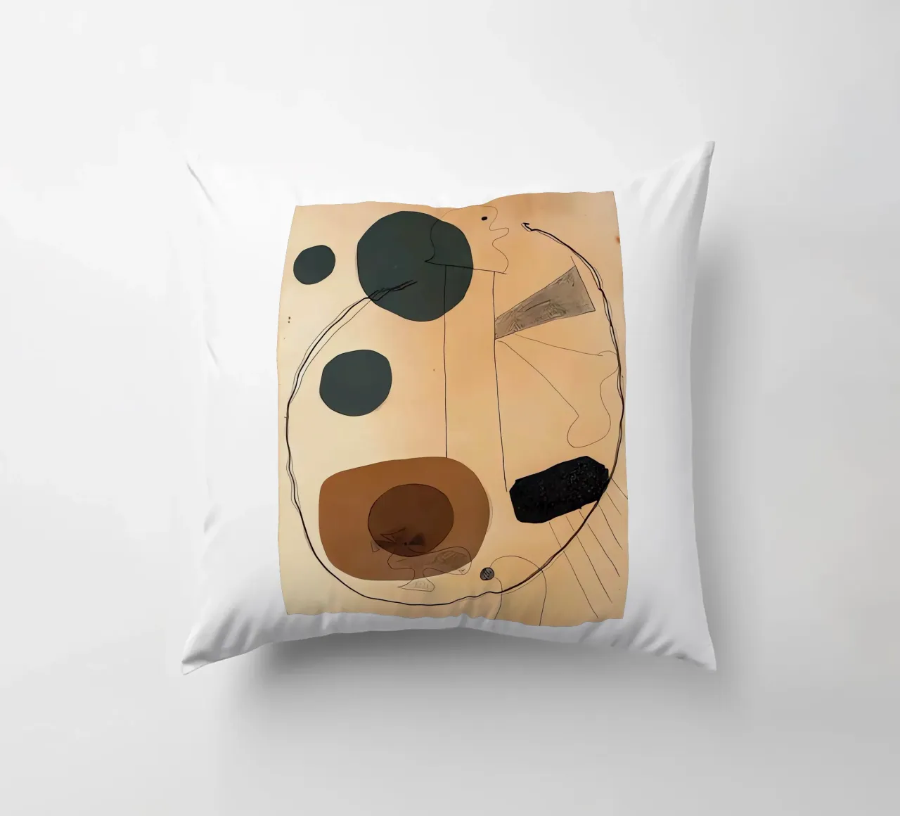 Collage decorative cushion by Narciso