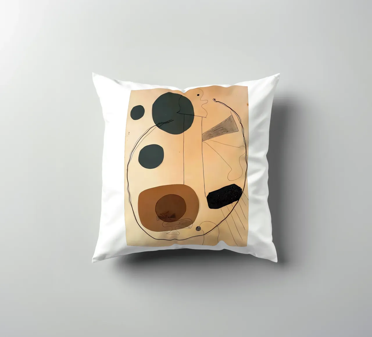 Collage decorative cushion by Narciso
