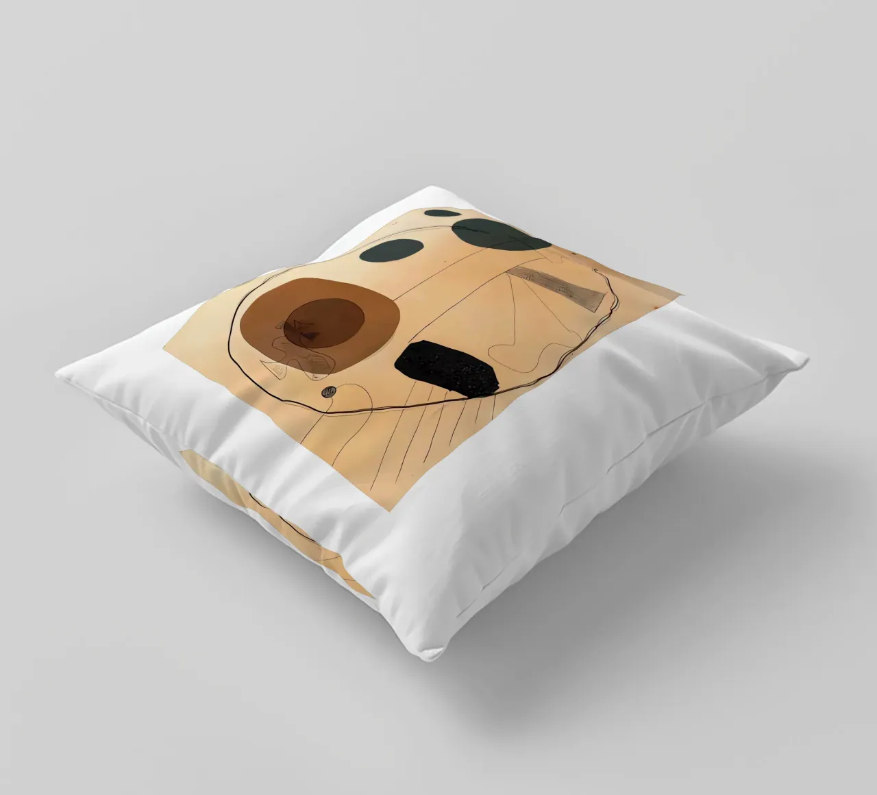 Collage decorative cushion by Narciso