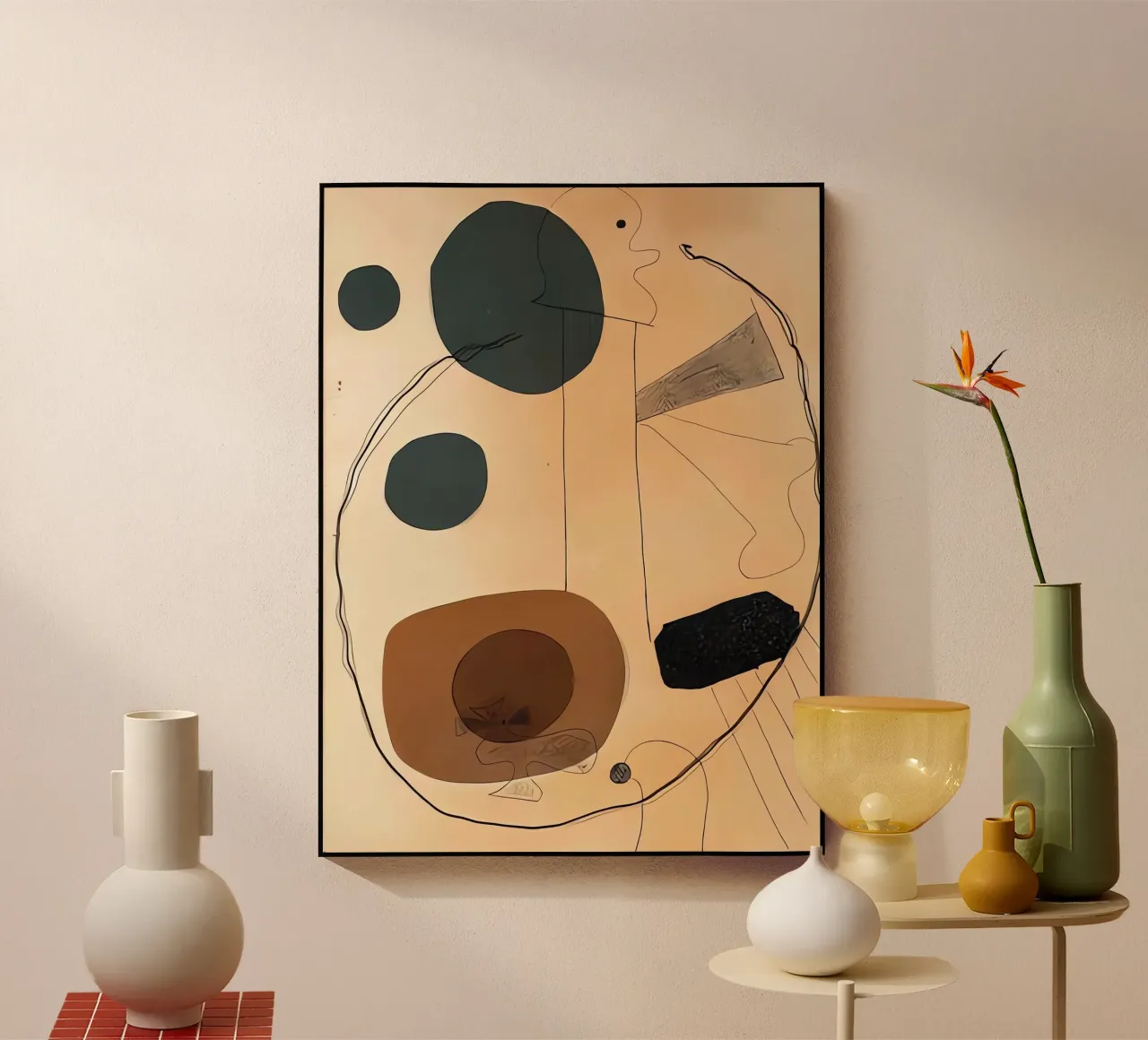 Collage acrylic glass by Narciso