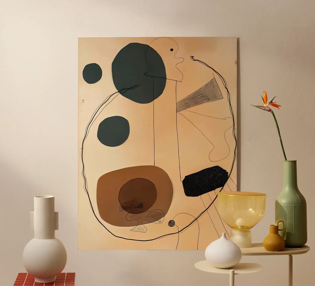 Collage acrylic glass by Narciso