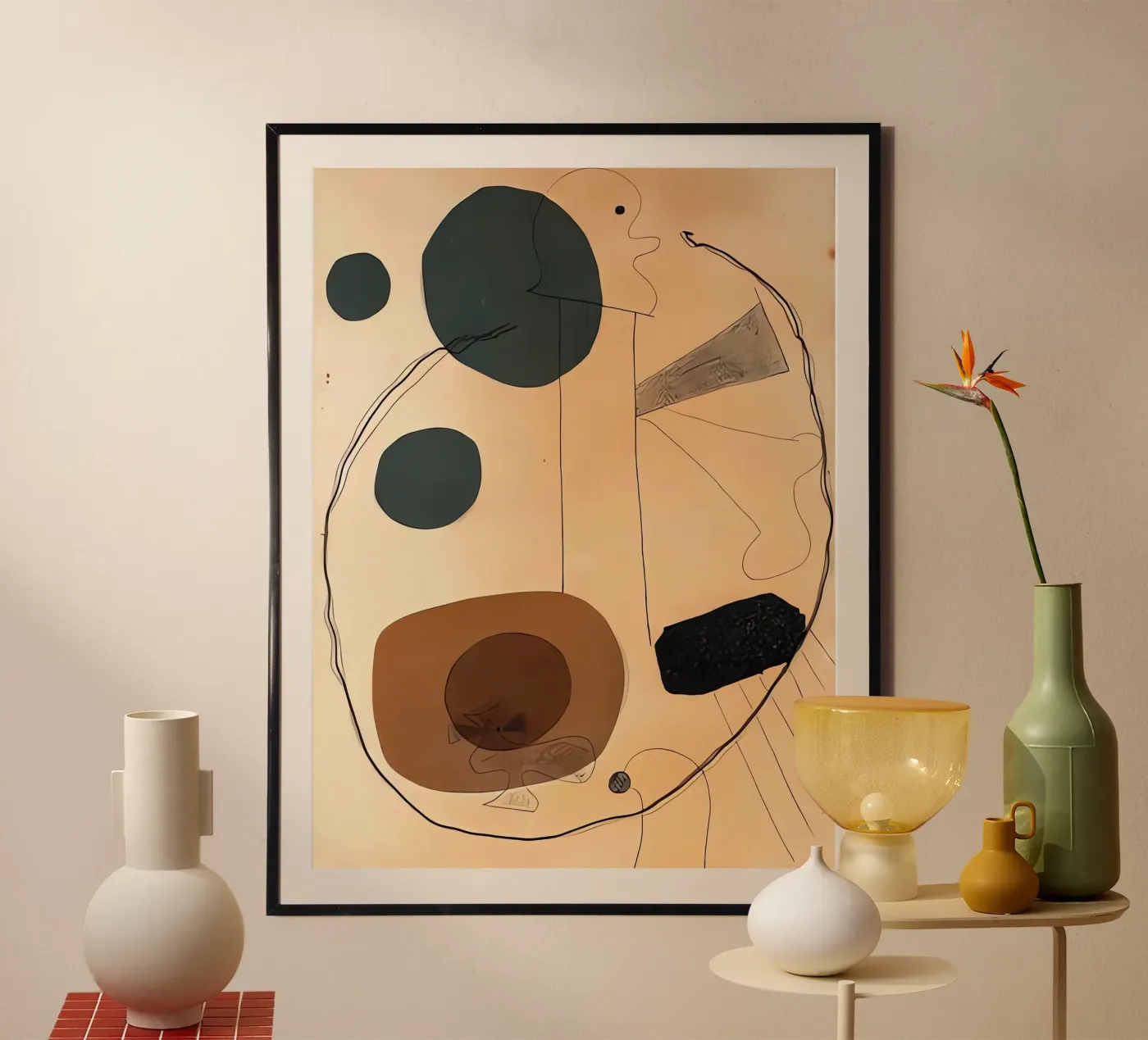 Collage poster van Narciso